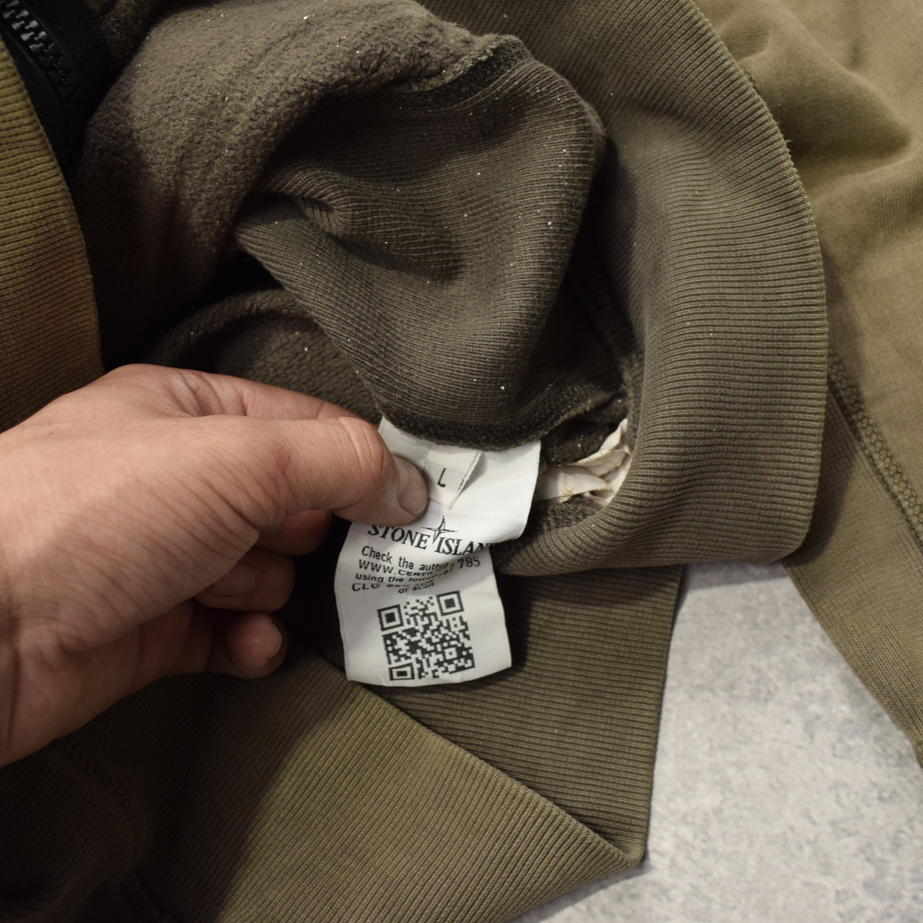 2000s Stone Island Zip up  Hoodie