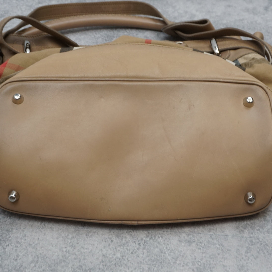 2000s Burberry Nova Check Handbag