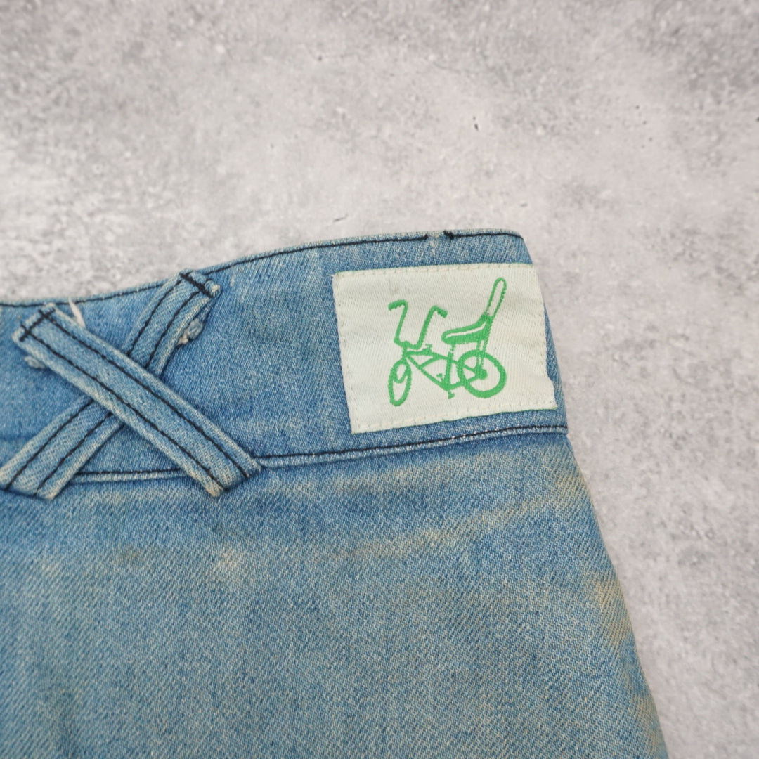 90s Dragstar Denim Mini Skirt