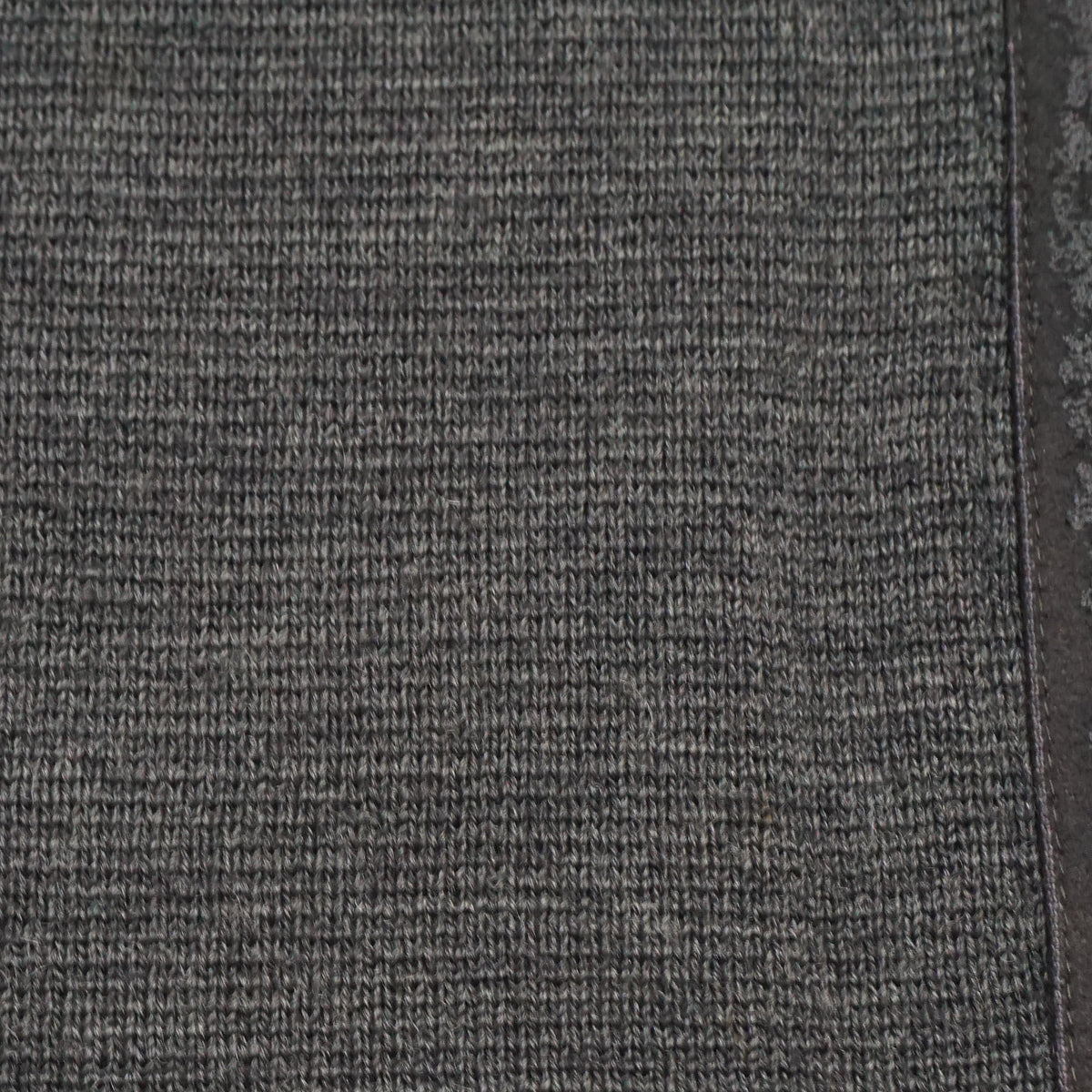 2000s Burberry Black Label Wool Leather Trim Zip Up Knit